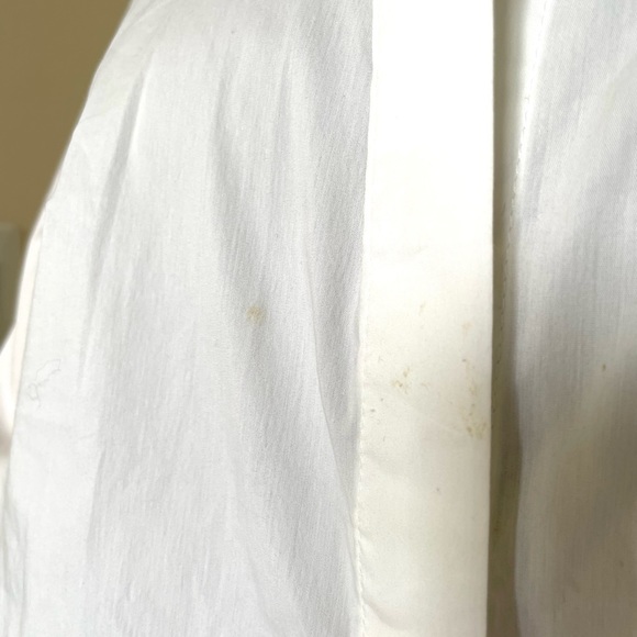 H&M White Button Down Dress Shirt - 6 - Picture 4 of 6